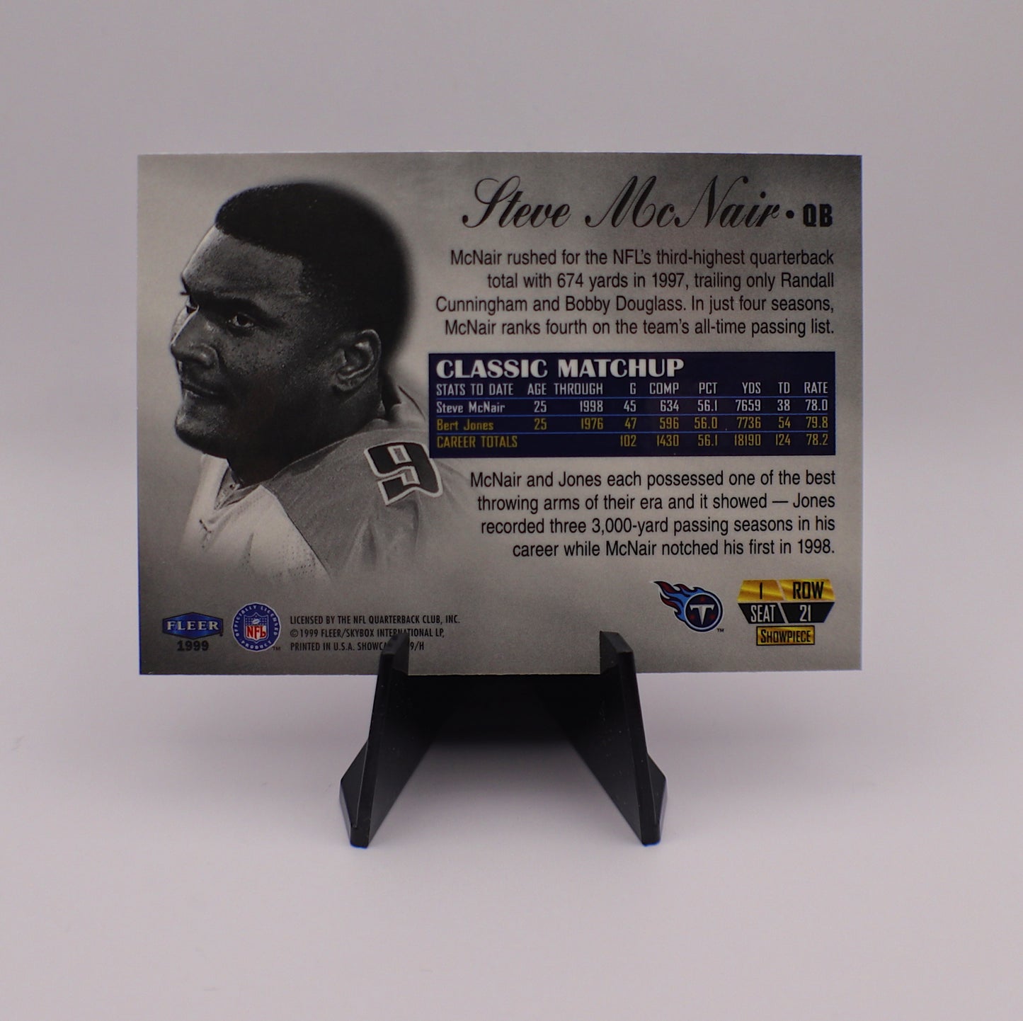 Steve McNair - 1999 Fleer