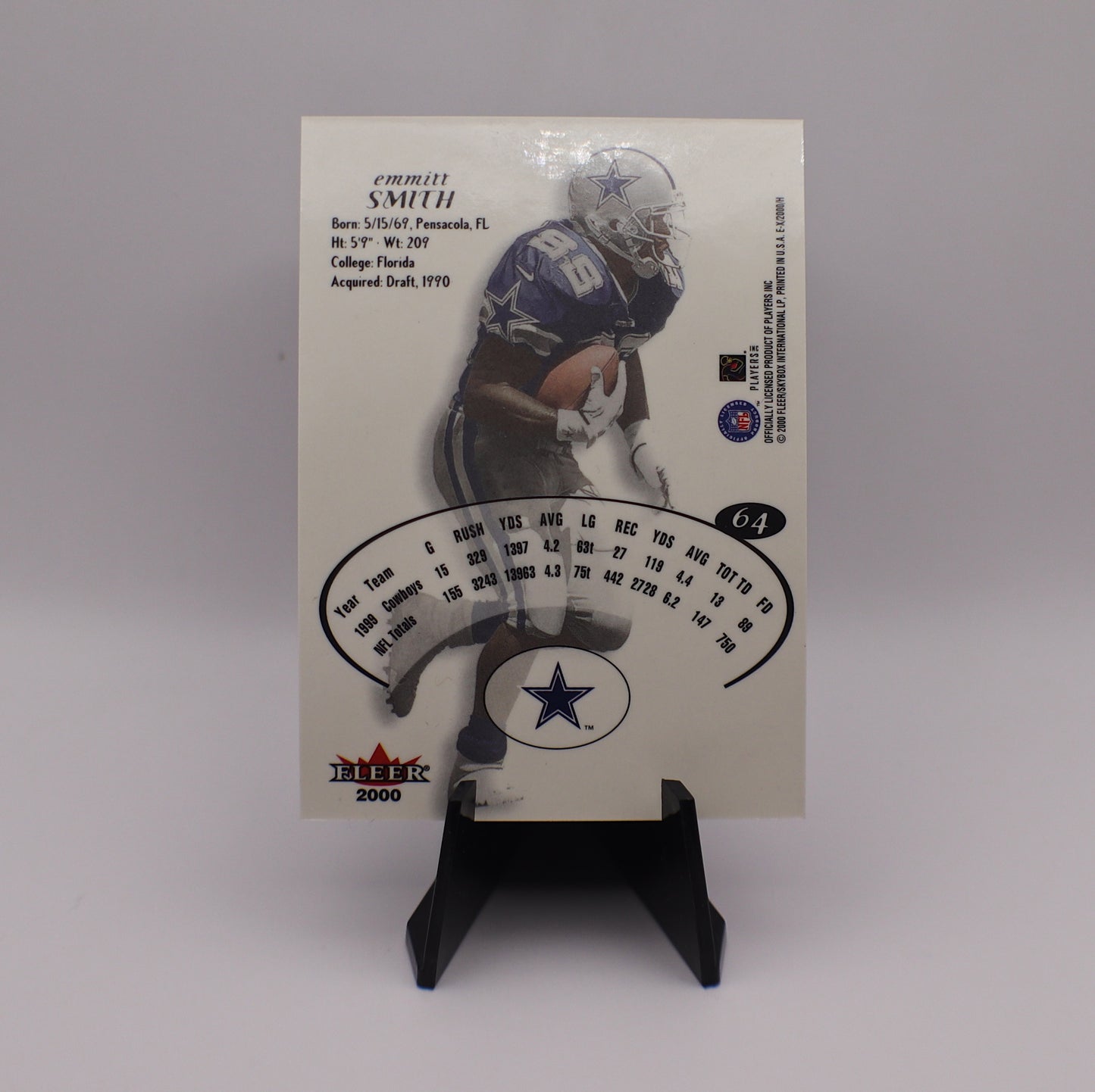 Emmit Smith - 2000 Fleer E-X