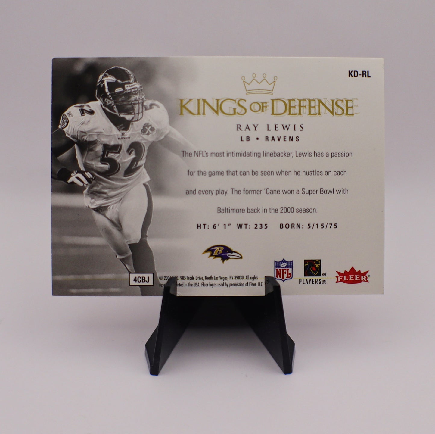 Ray Lewis - 2006 Fleer “Kings of Defense”